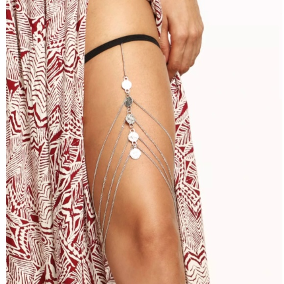 Jewelry - *JUST IN* BOHO COIN CHARM THIGH CHAIN